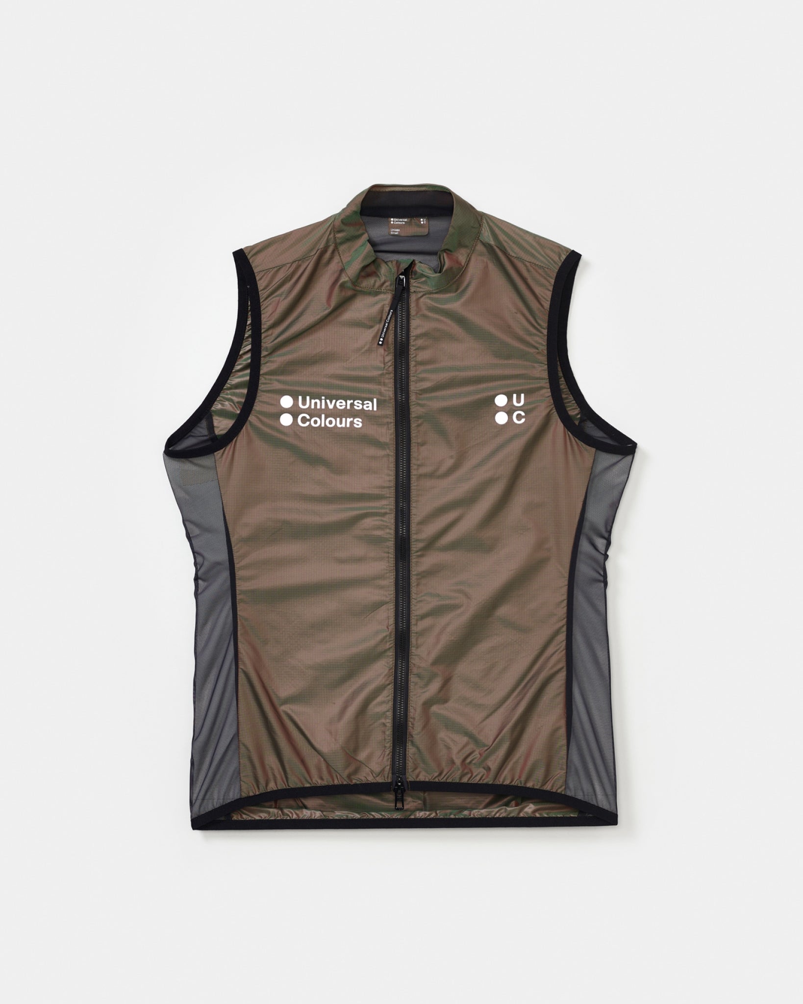 Unisex Spectrum Lightweight Gilet - Iridescent Green/Red