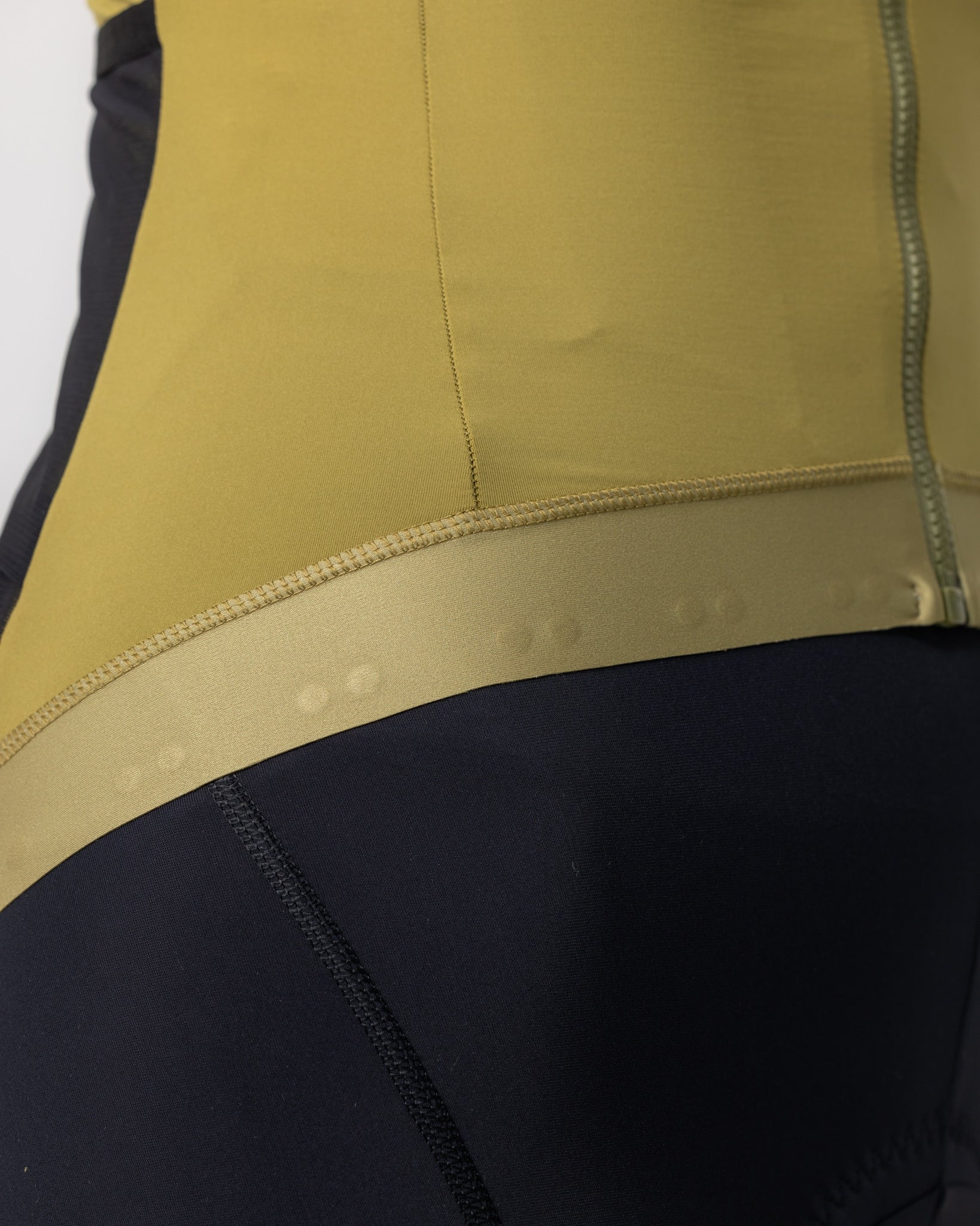 Women's Mono Short Sleeve Jersey - Olive Gold