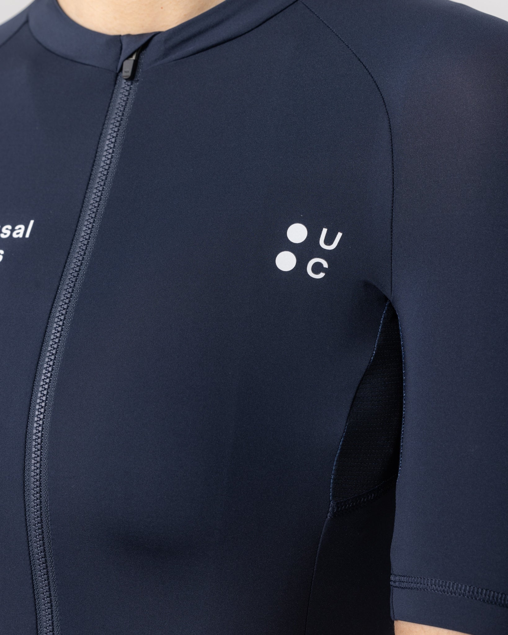 Women's Mono Short Sleeve Jersey - Navy Blue