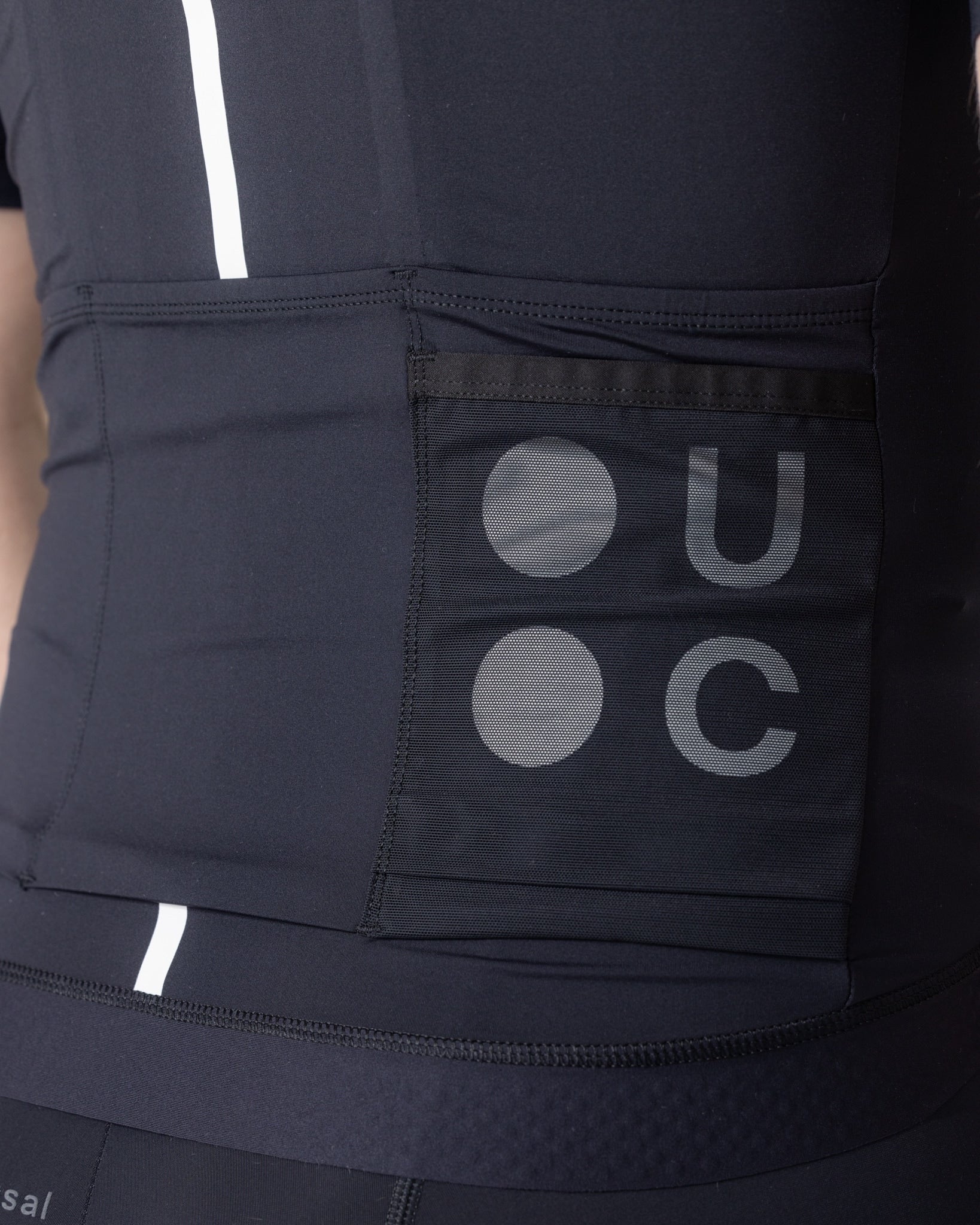 Men's Mono Short Sleeve Jersey - Black