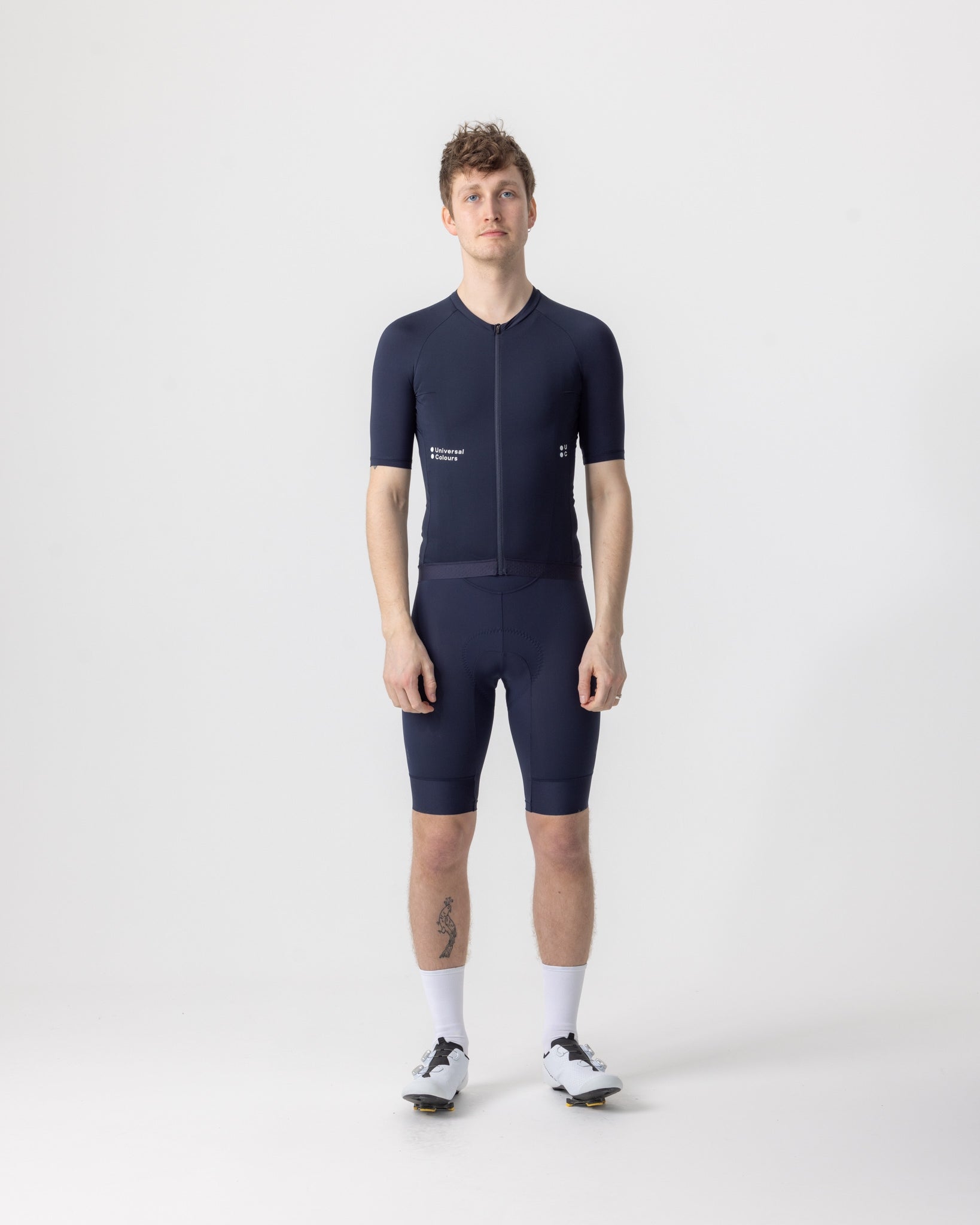 Men's Mono Short Sleeve Jersey - Navy Blue