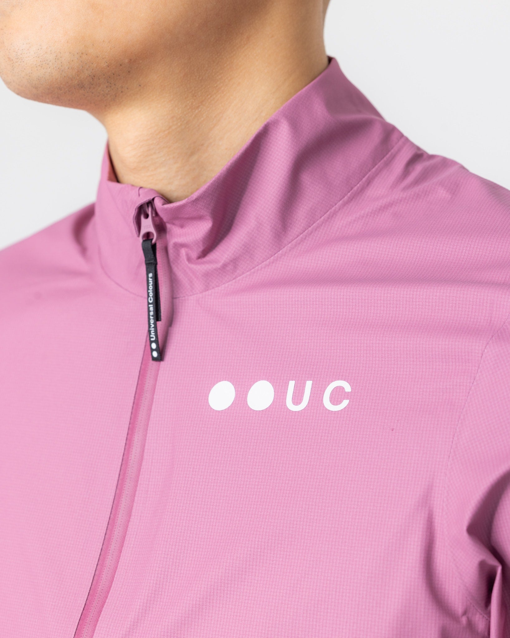 Men's Mono Rain Jacket - Soft Pink