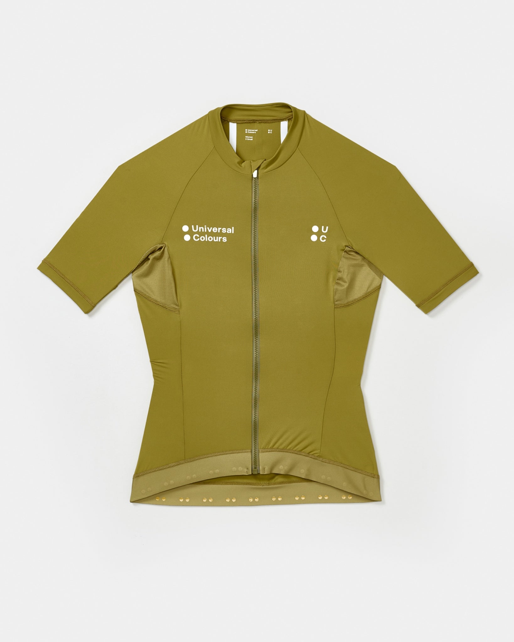 Women's Mono Short Sleeve Jersey - Olive Gold