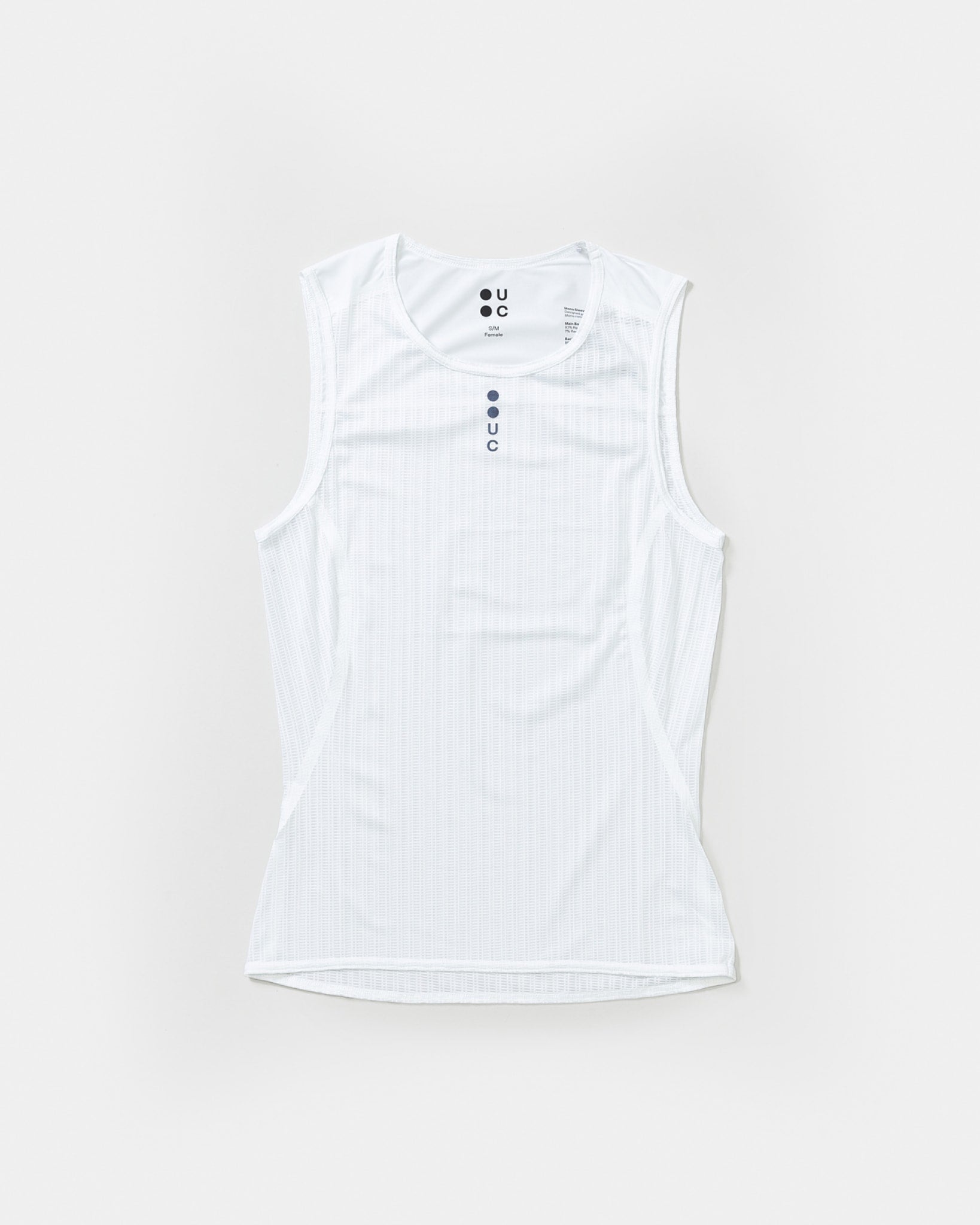 Women’s Mono Sleeveless Base Layer - White