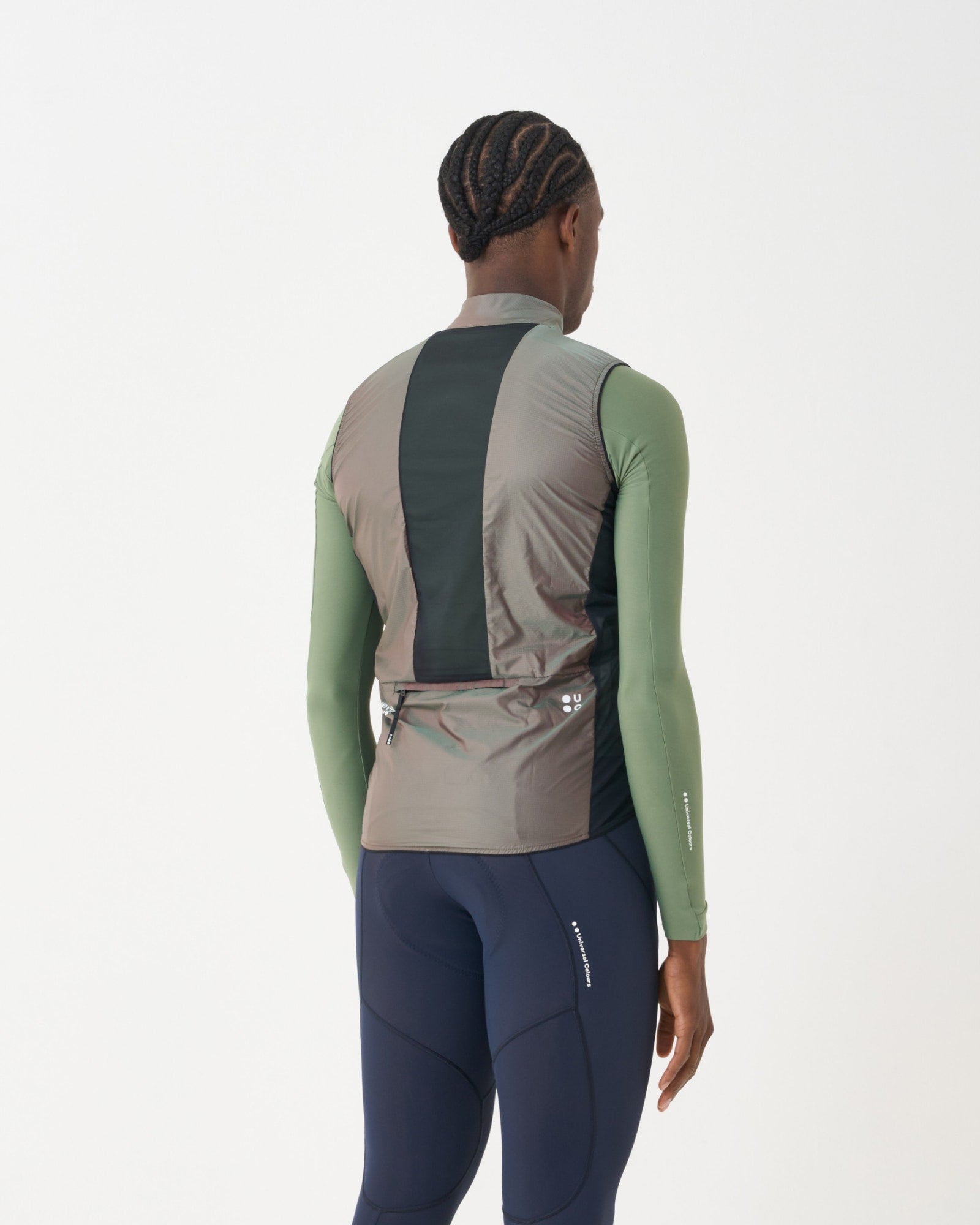 Unisex Spectrum Gilet 2.0 - Iridescent Green/Red