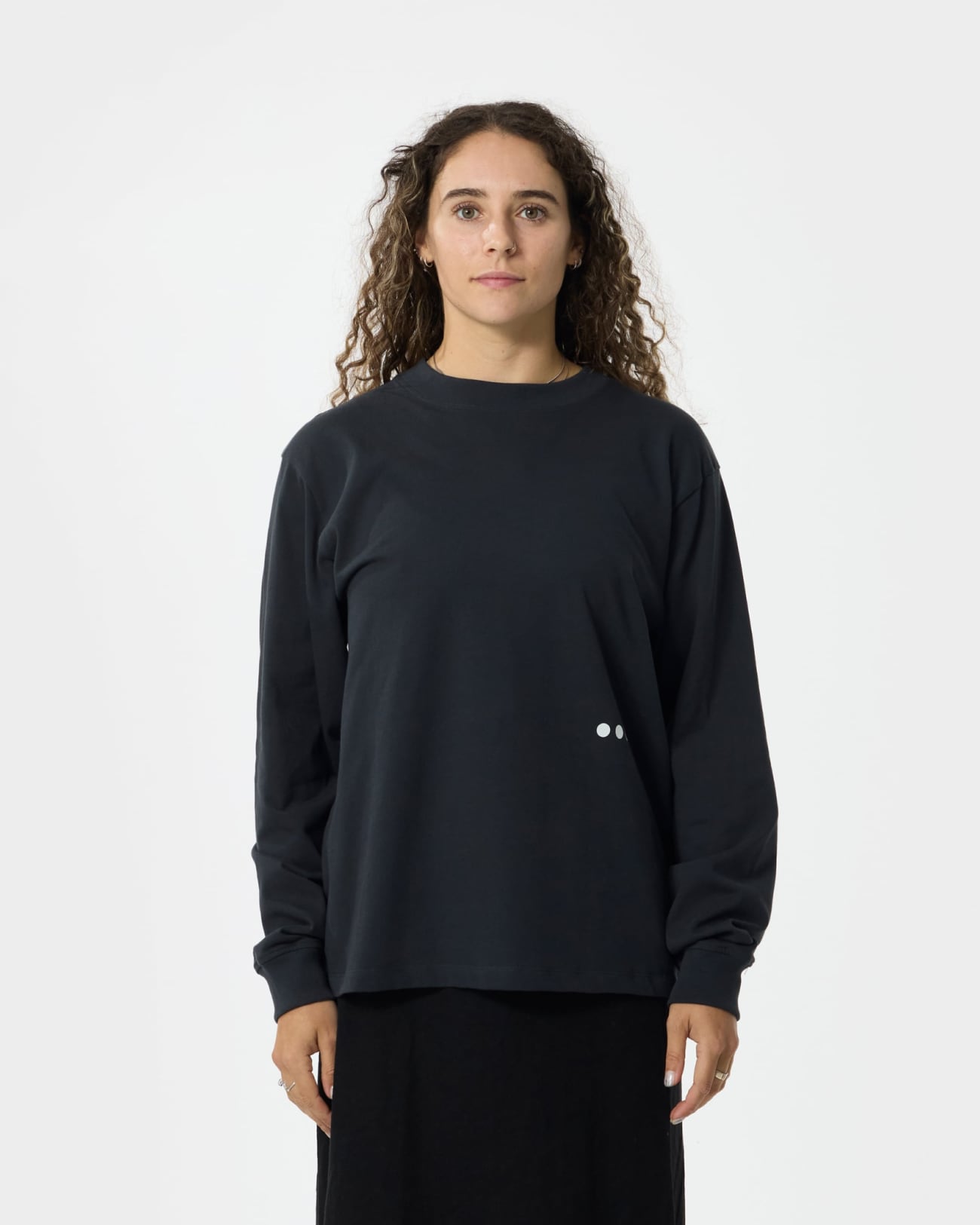 Unisex Long Sleeve Tee - Charcoal Black