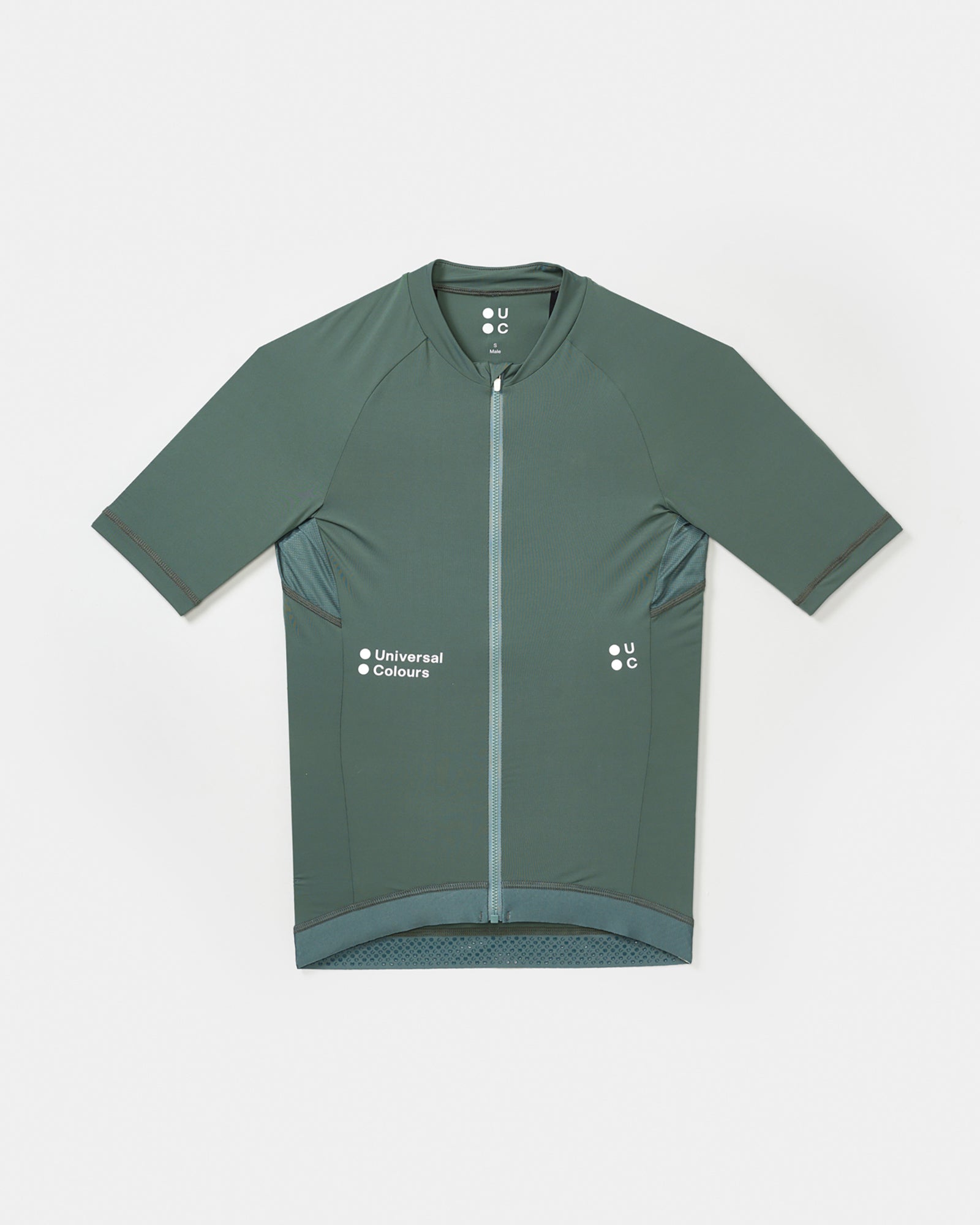 Green Daze Mono Men's Short Sleeve Jersey | Universal Colours Green Daze Mono Men's Short Sleeve Jersey | Universal Colours