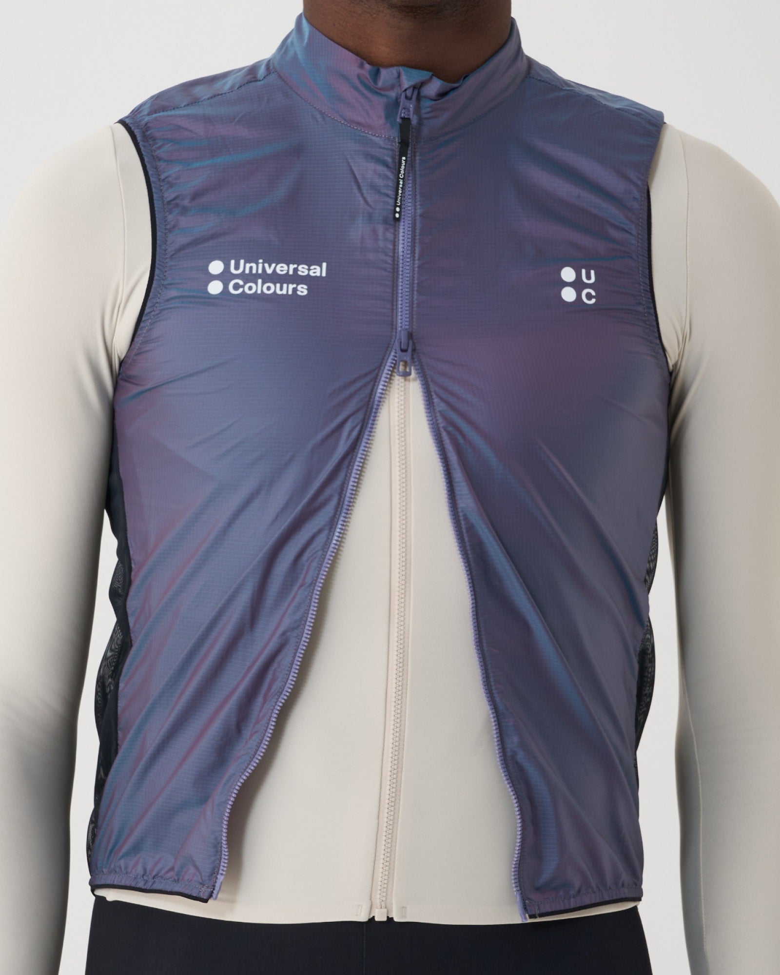 Unisex Spectrum Gilet 2.0 - Iridescent Violet