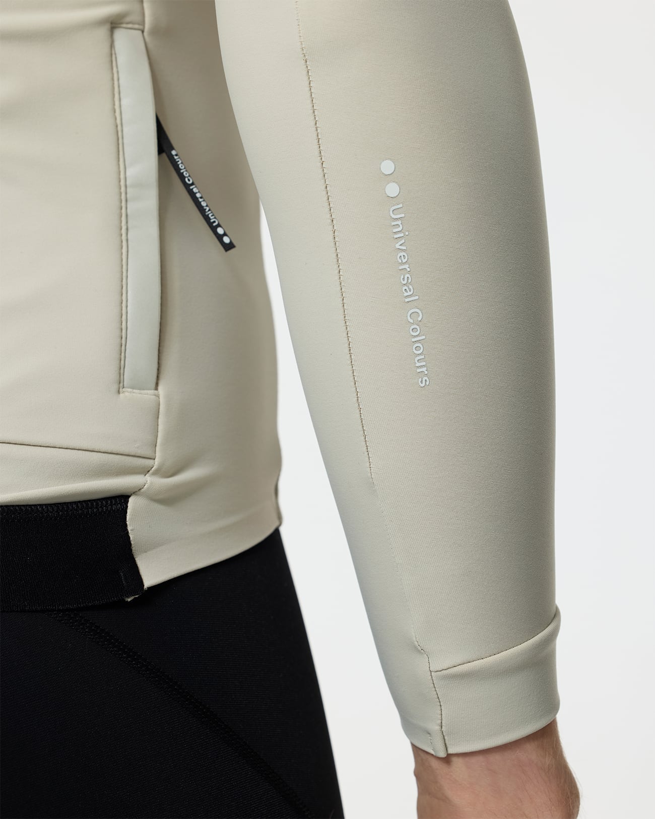 Men's Mono Long Sleeve Jersey - Stone White