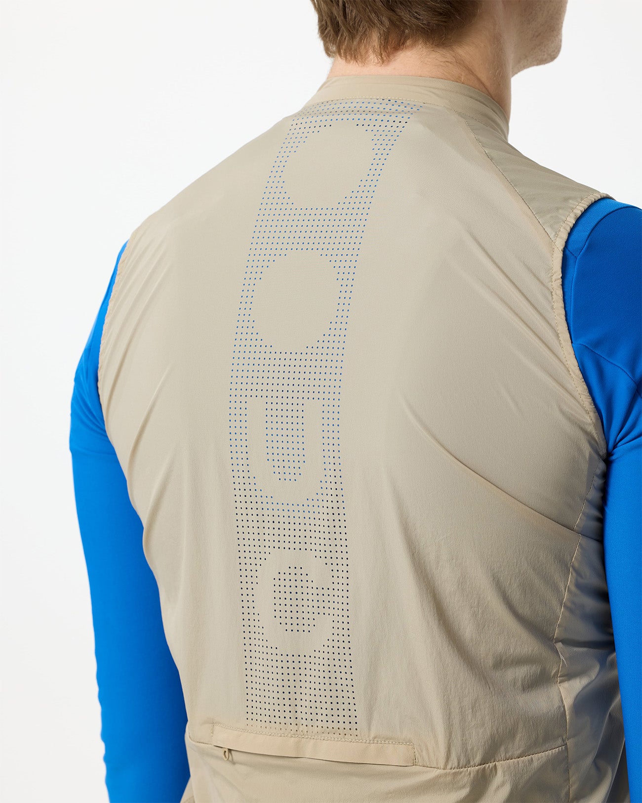 Men's Mono Gilet - Rice Beige