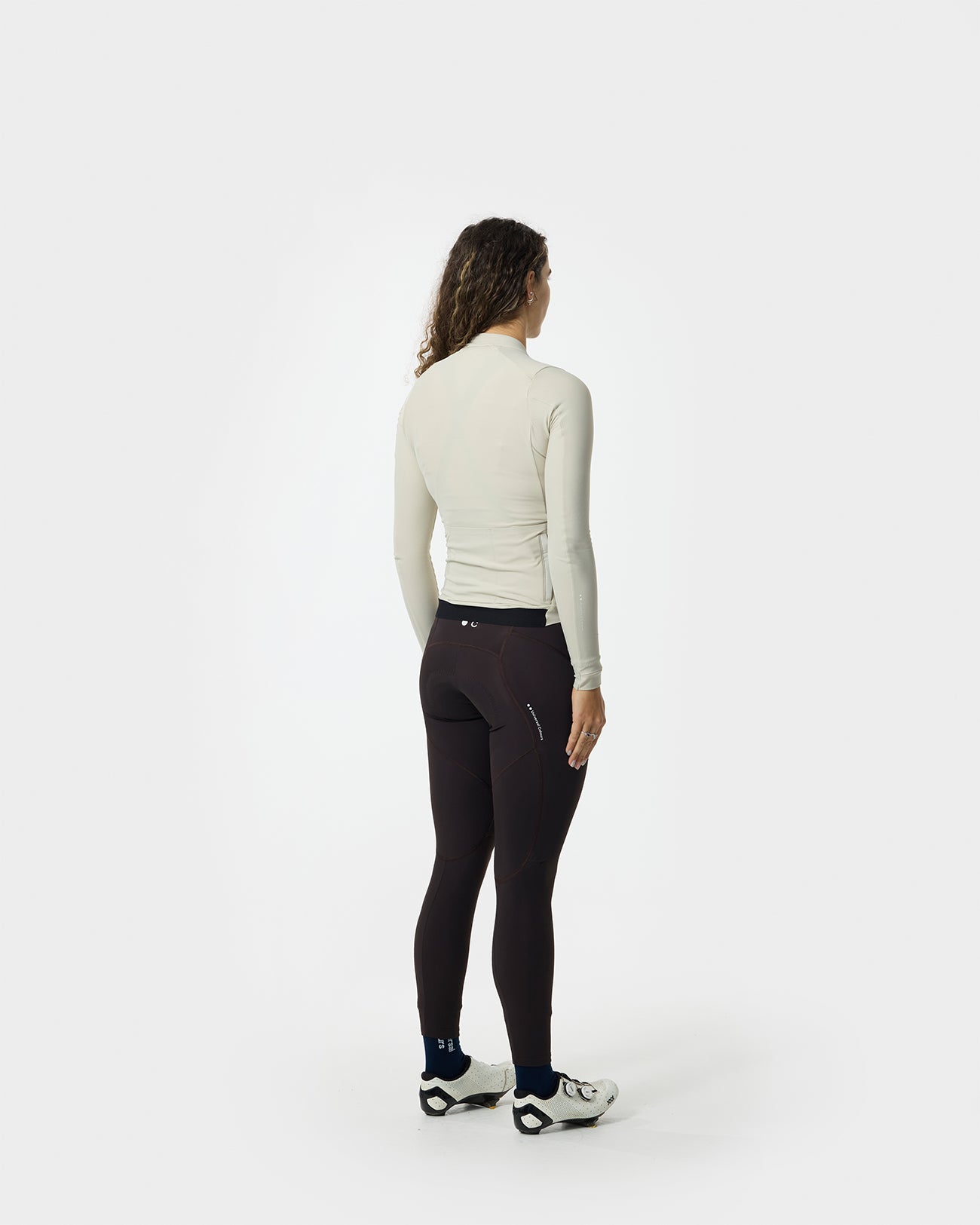 Women's Mono Long Sleeve Jersey - Stone White