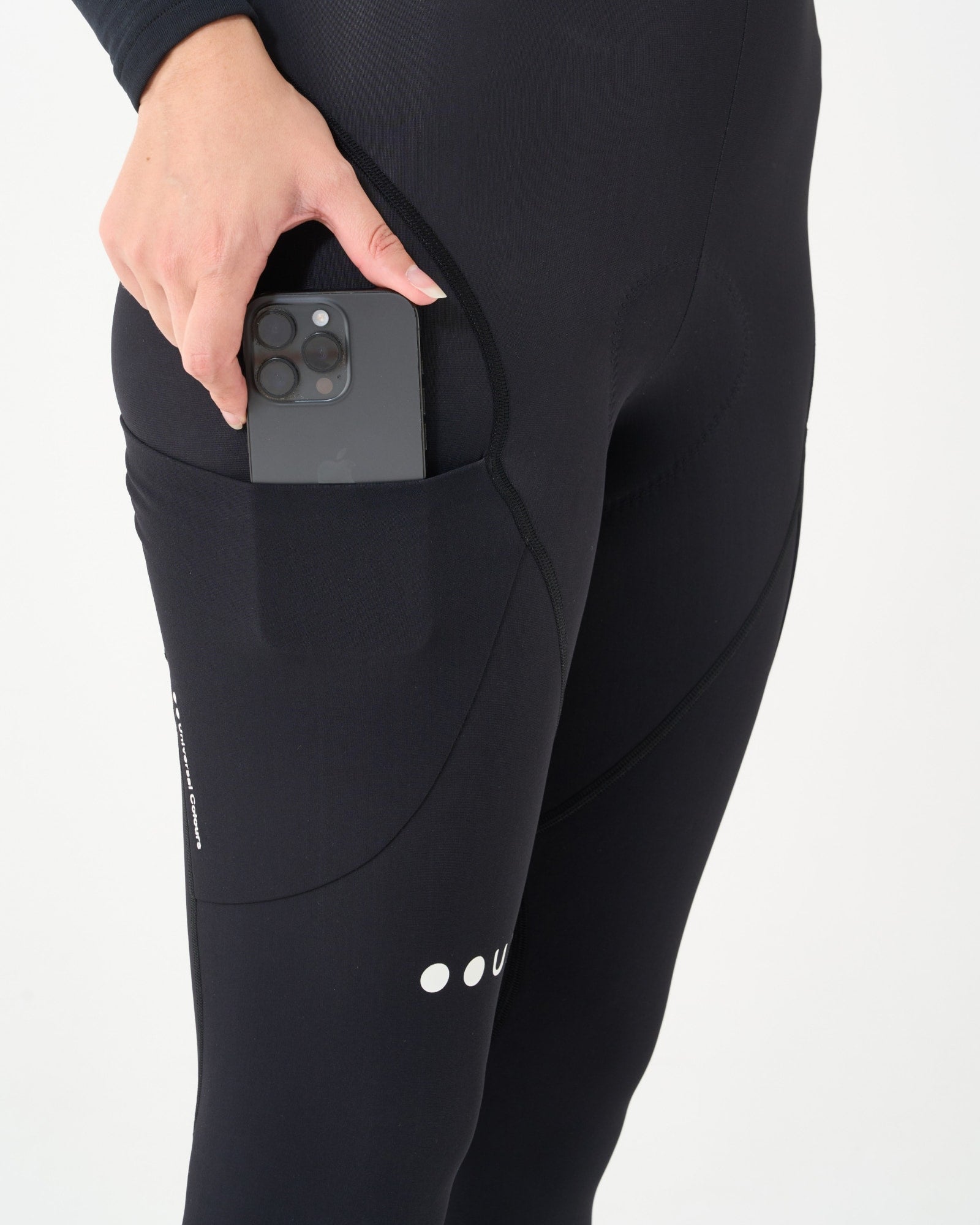 Women's Mono Cargo Bib Tight - Black