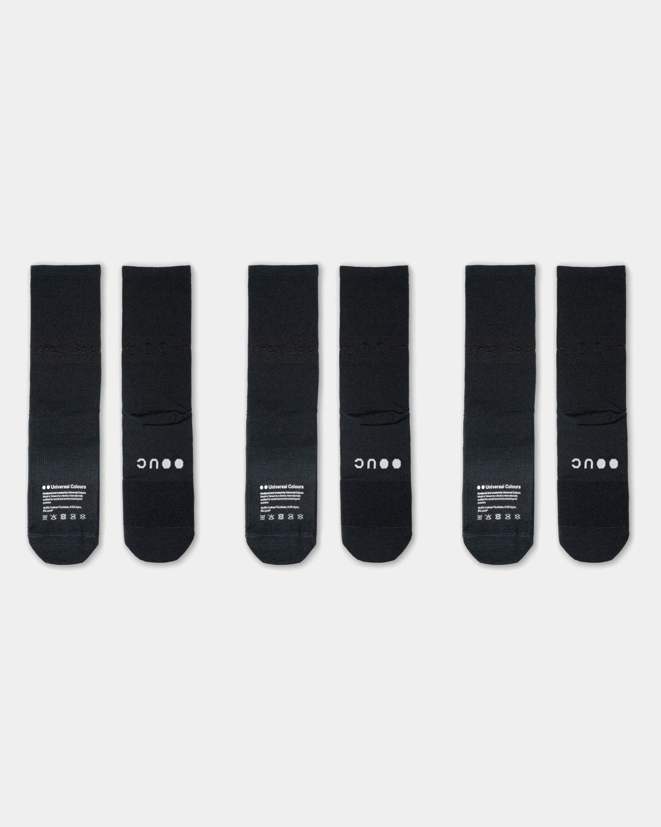Lightweight Summer Socks Bundle - Black