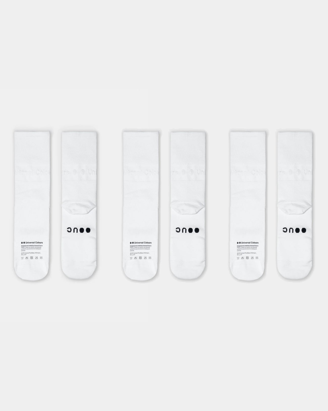 Lightweight Summer Socks Bundle - White