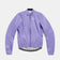 Flatlay of the Women's Mono Rain Jacket in Cloud Lilac: high collar, full-length zip, UC chest logo, elasticated hem.