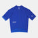 Men's Chroma Light Short Sleeve Jersey in Vivid Blue, flatlay front view showing the woven fabric and full-length zip.