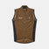 Flatlay of the Women's Spectrum Gilet 2.0 in Honey Gold, front view in iridescent ripstop.