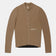 Flatlay of the Men's Mono Long Sleeve Jersey in Walnut Brown: mock collar, full-length zip and UC logo.