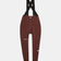 Flatlay of the Women's Mono Bib Tight in Deep Red: crossed shoulder straps, integrated chamois and UC logo on the thigh.