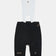 Flatlay of the Men's Chroma Bib Shorts in Black/Bronze: ribbed bib straps, mesh bib upper and Universal Colours leg logos.