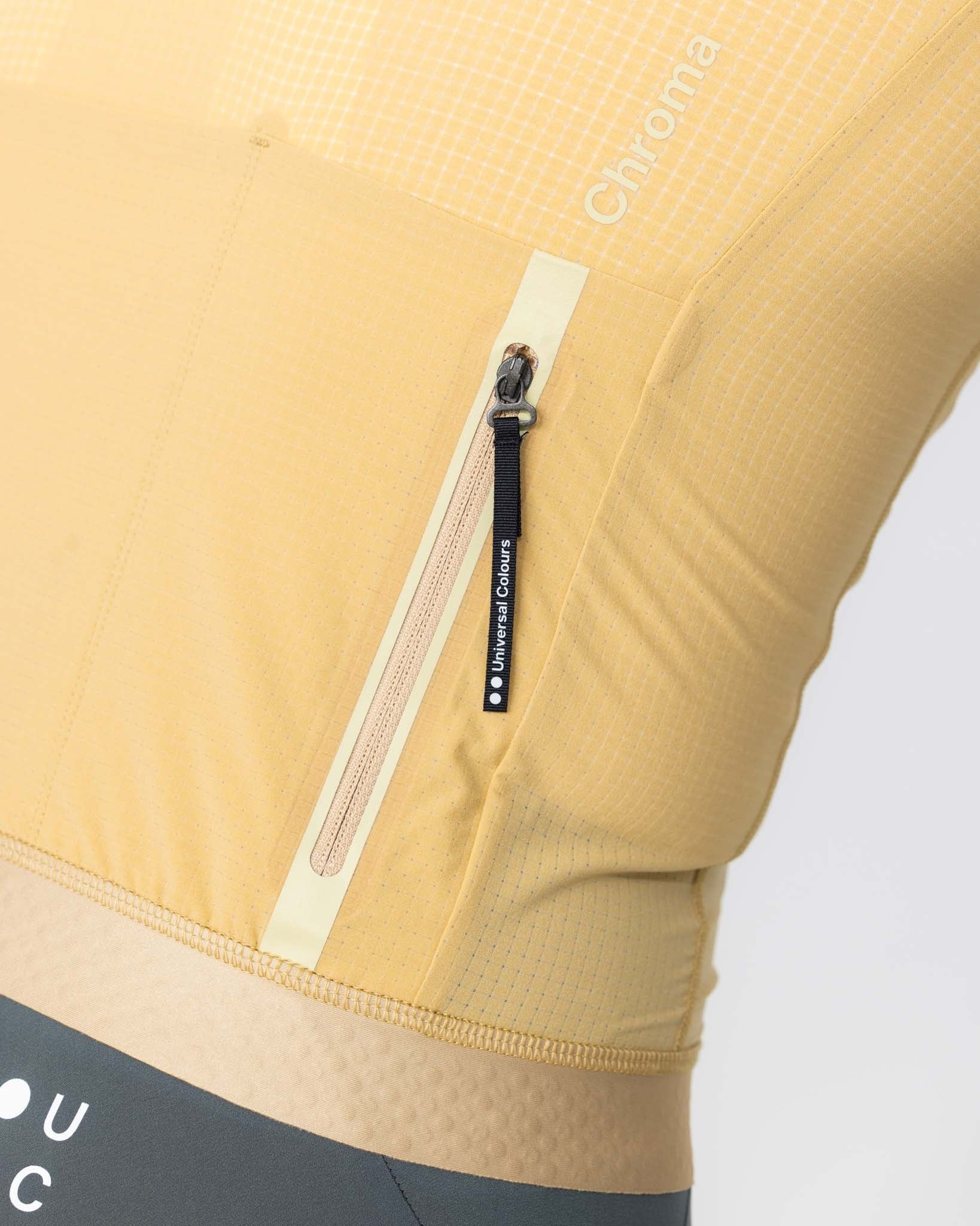 Sand Brown Chroma Men's Short Sleeve Jersey | Universal Colours