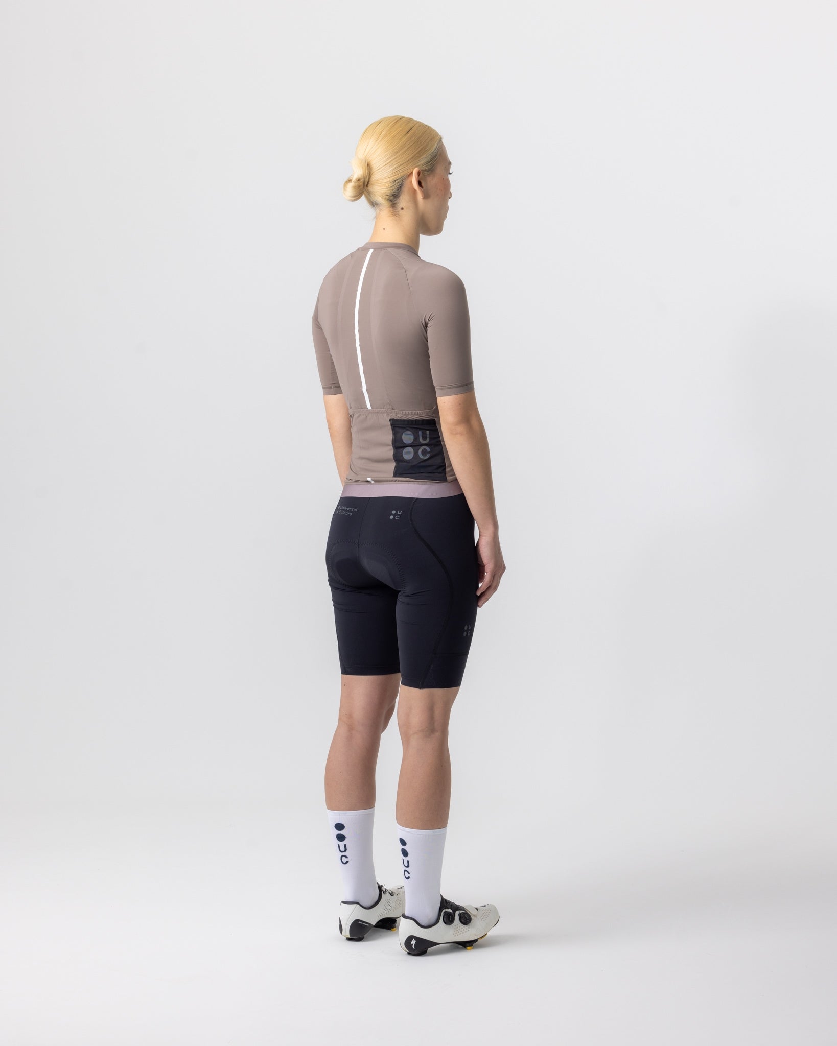 Portobello Grey Mono Women's Short Sleeve Jersey | Universal Colours