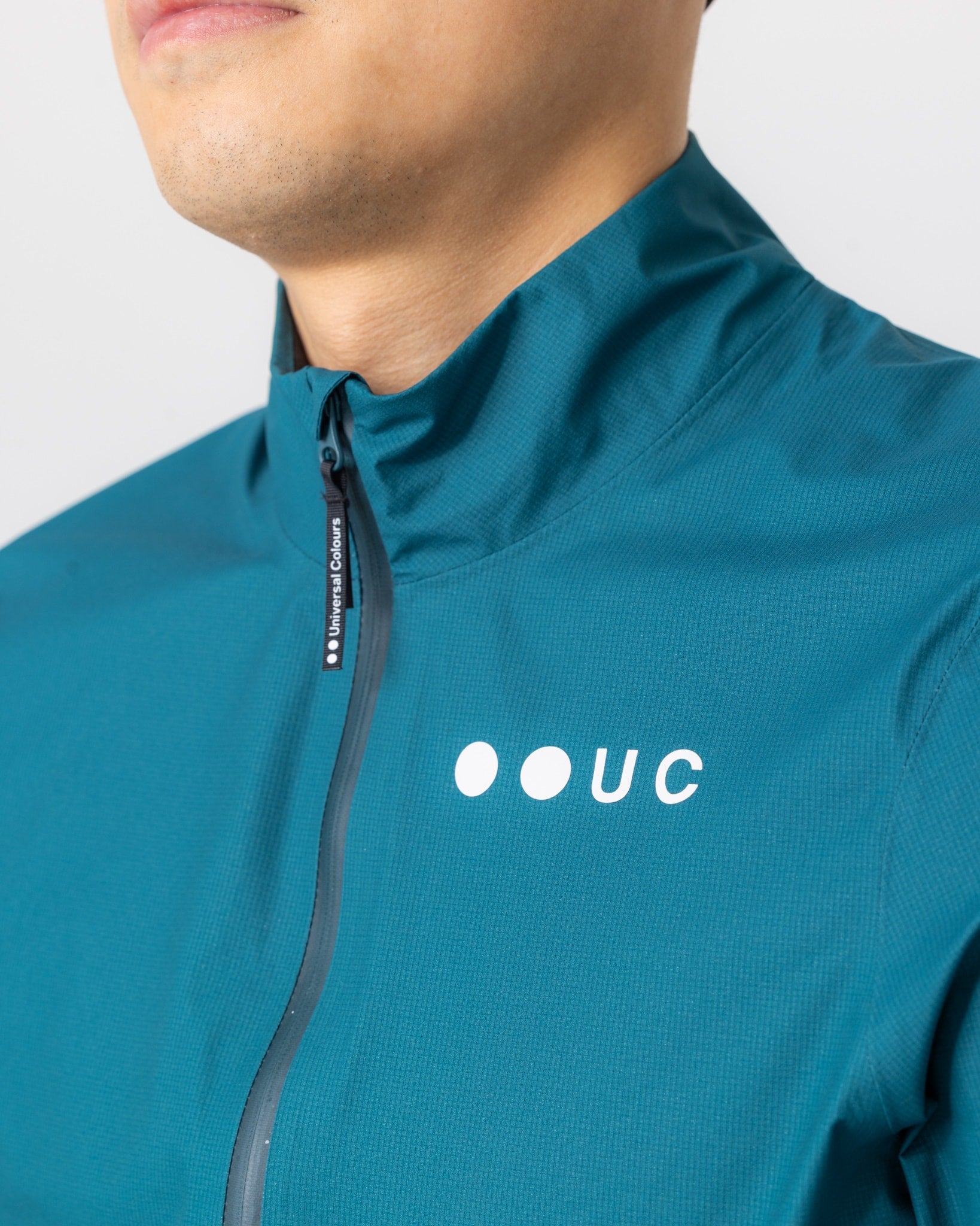 Universal Colours Midnight Teal Mono Men's Rain Jacket | Universal