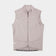 Unisex Chroma Insulated Gilet in Lilac Mist, flat lay front: high collar, two-way zip and tonal UC chest logo.
