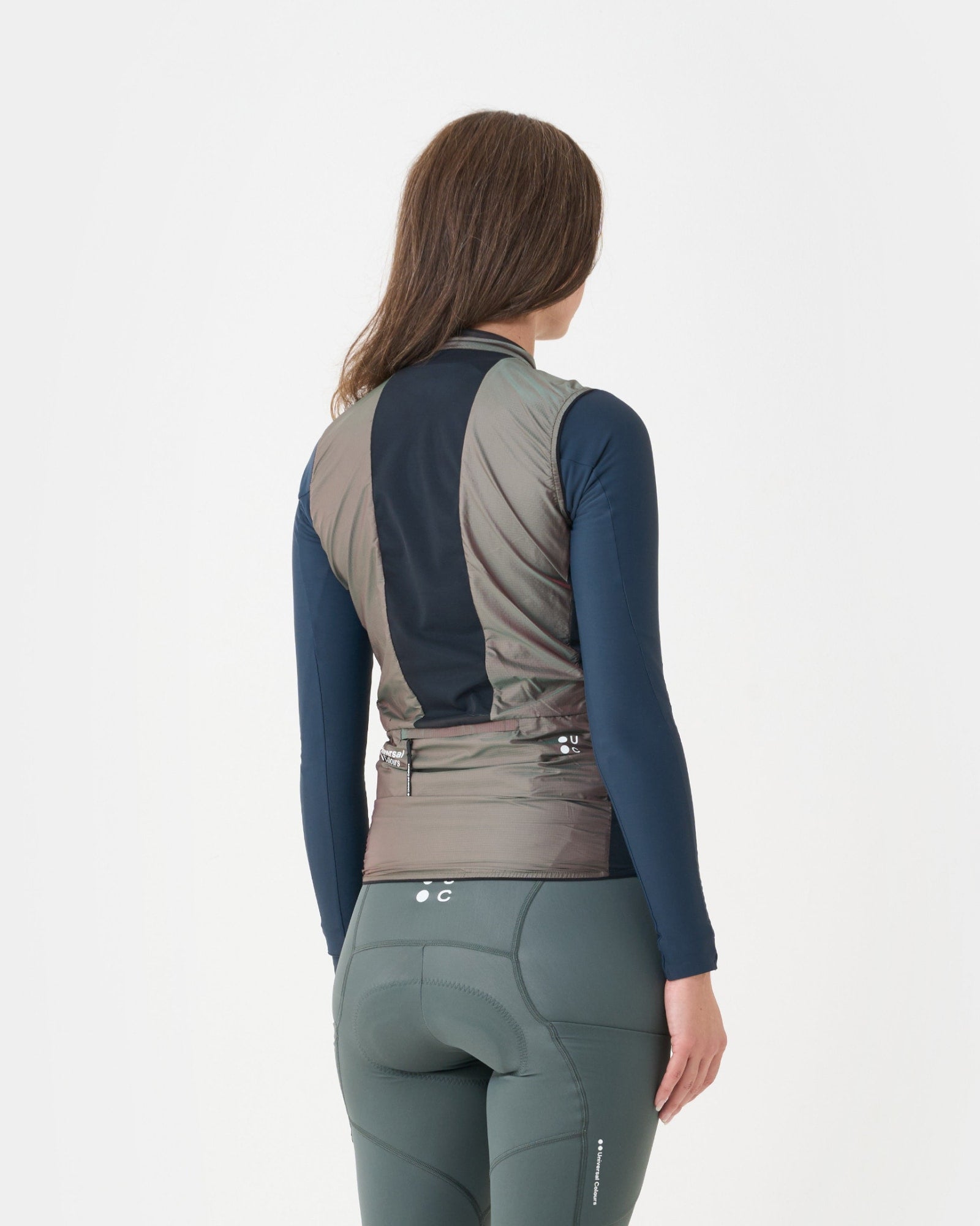 Unisex Spectrum Gilet 2.0 - Iridescent Green/Red