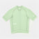Men's Chroma Light Short Sleeve Jersey in Bower Green flatlay, full-length zip and sheer ripstop mesh body.