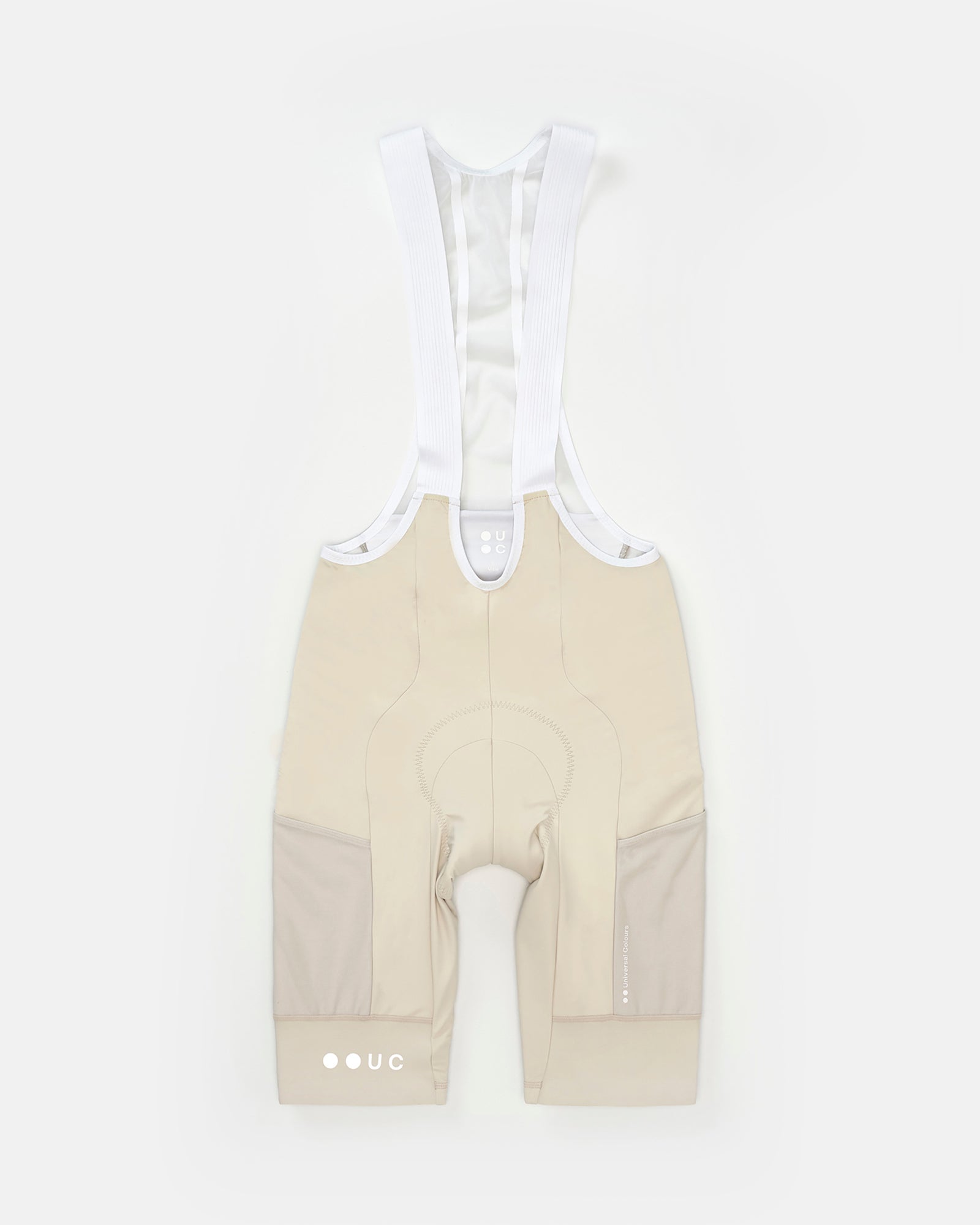 Men's Mono Cargo Bib Shorts Off White