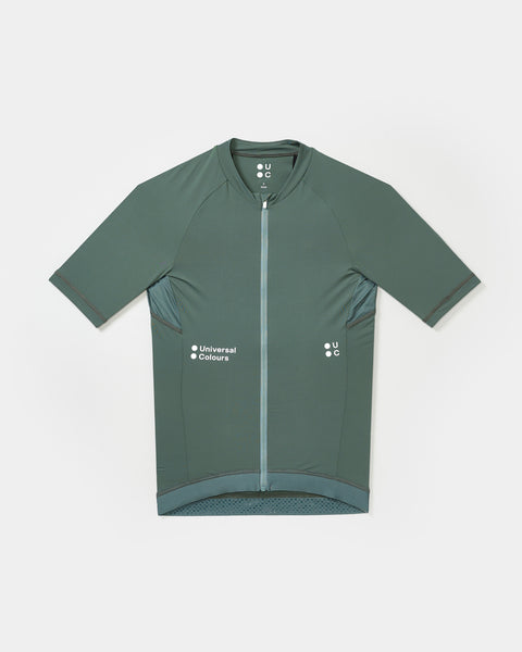 Green Daze Mono Men's Short Sleeve Jersey | Universal Colours