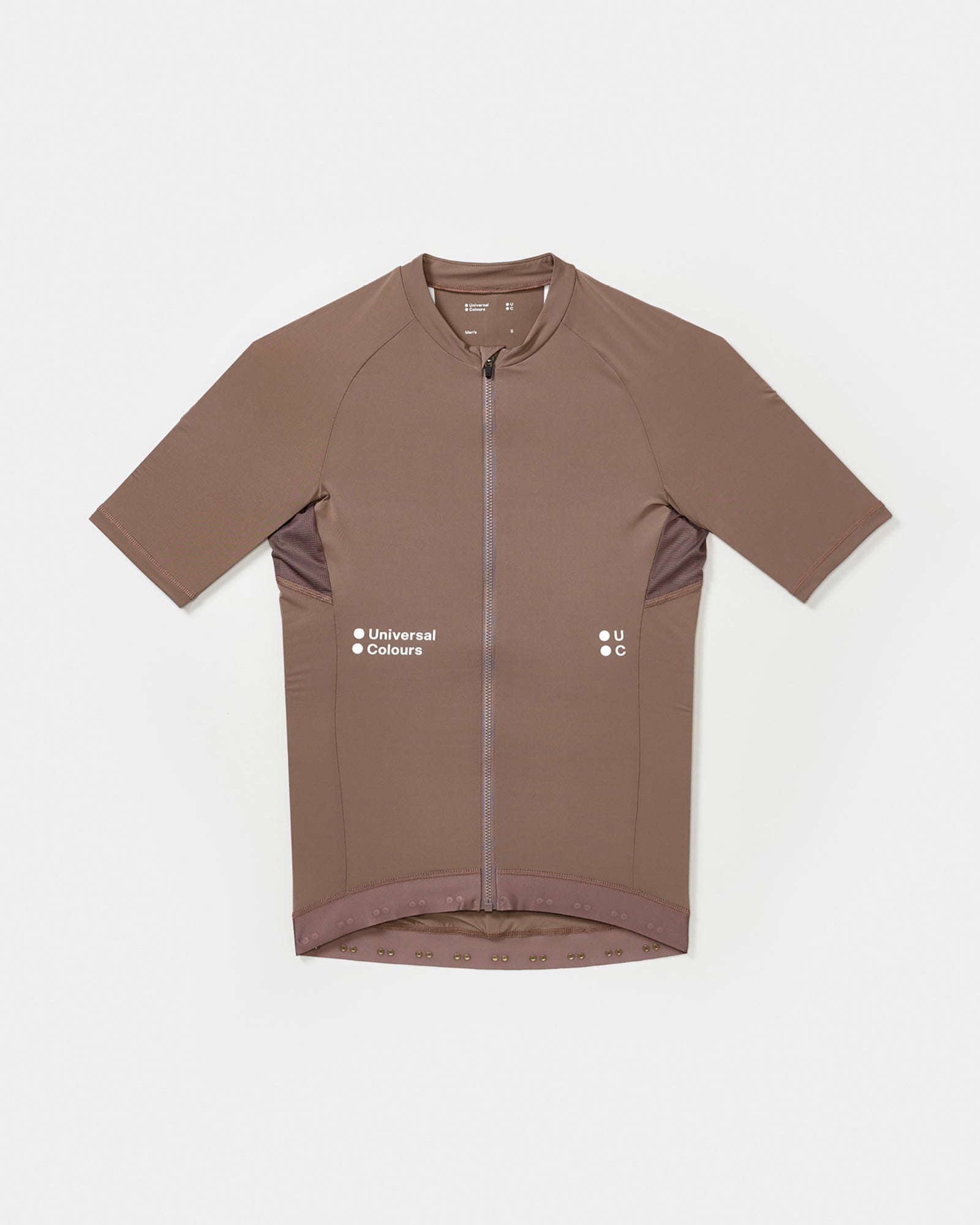 Portobello Grey Mono Men's Short Sleeve Jersey | Universal Colours