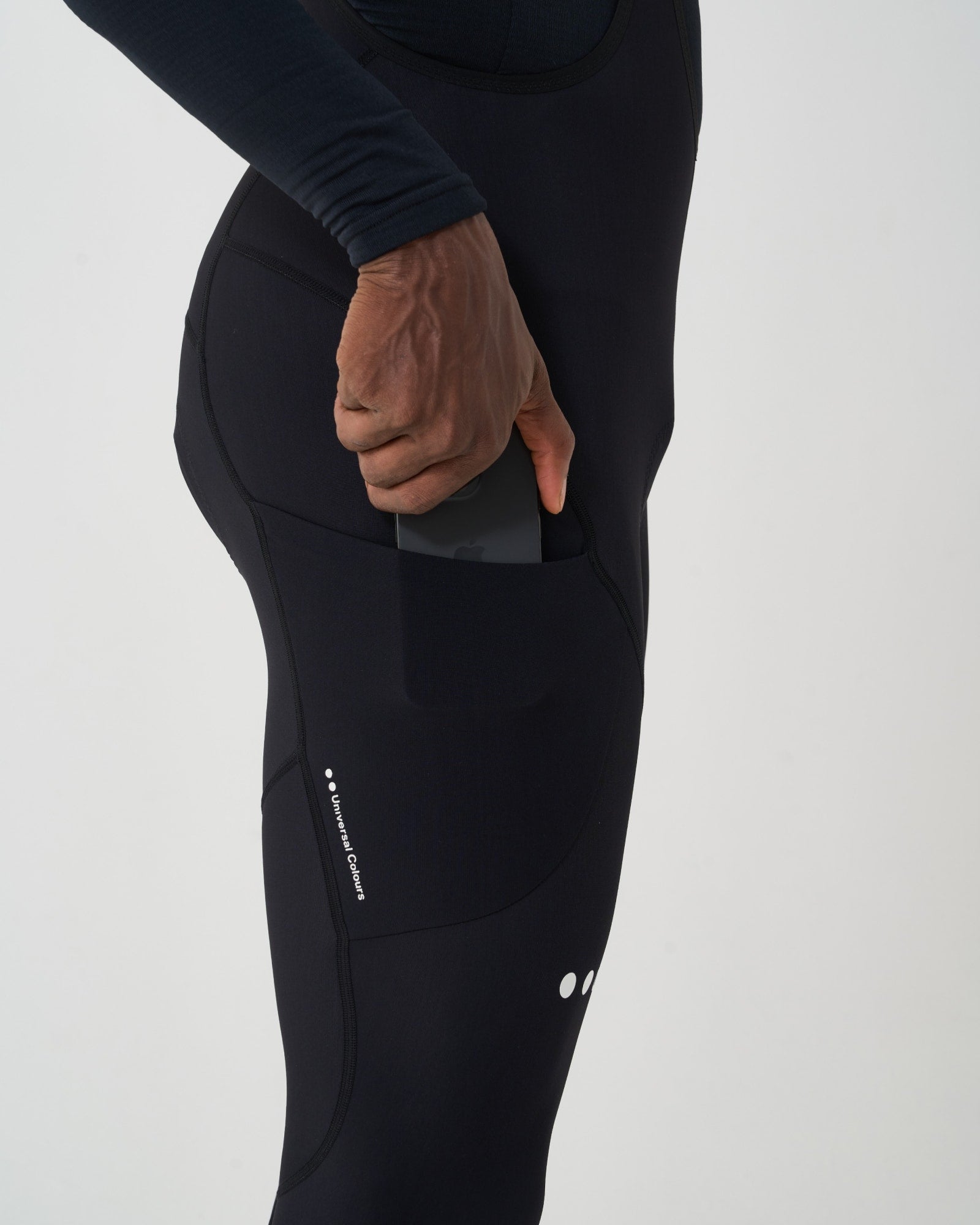 Men's Mono Cargo Bib Tight - Black