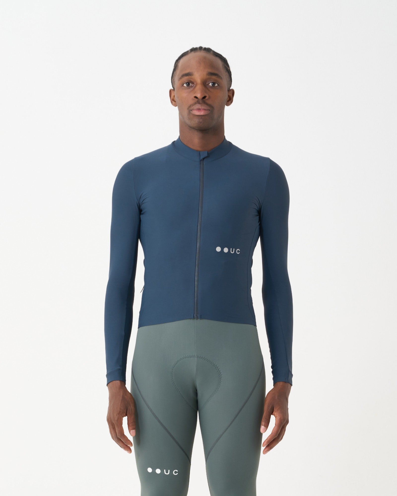 Men's Mono Long Sleeve Jersey - Eclipse Navy