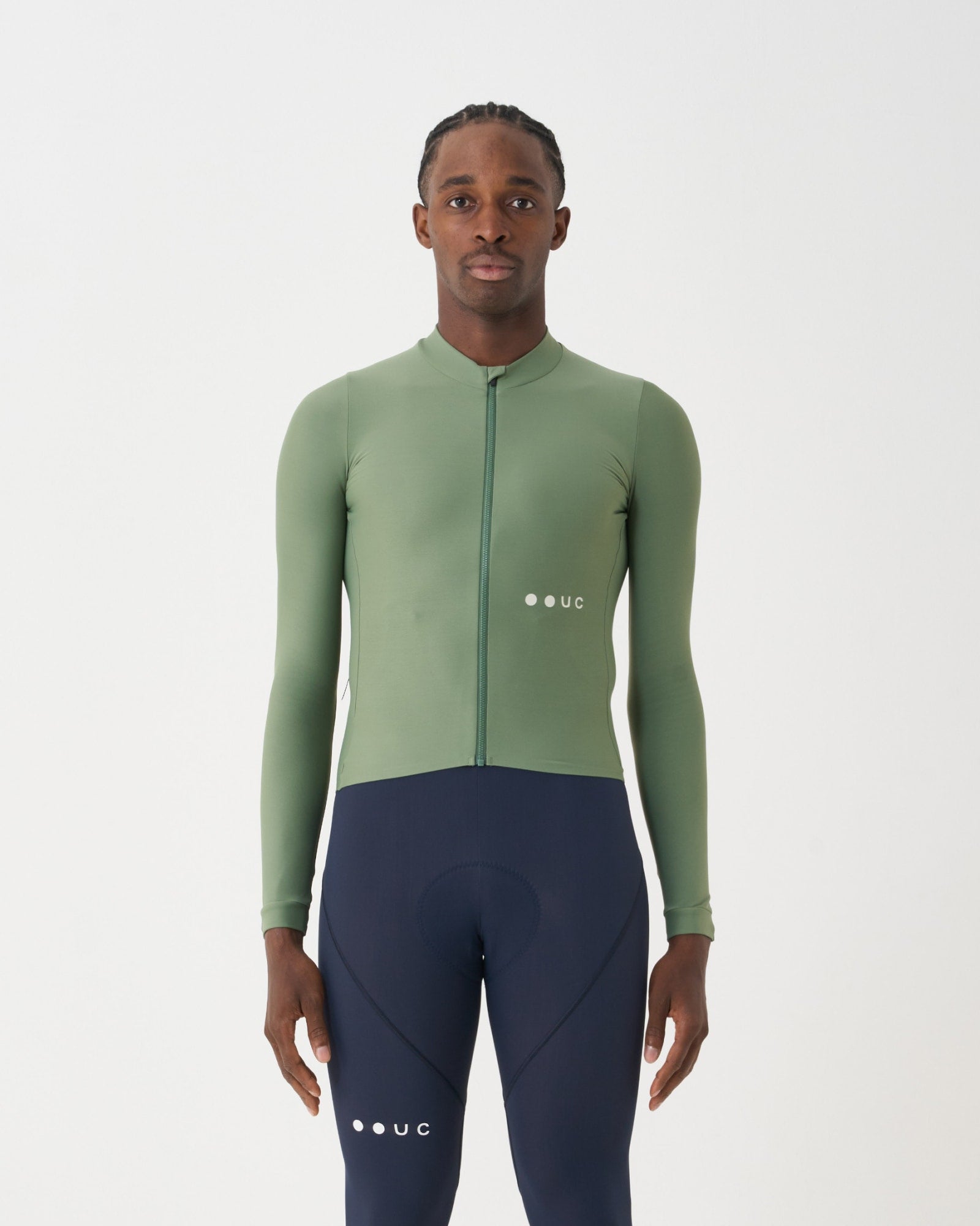Men's Mono Long Sleeve Jersey - Verdant Ash