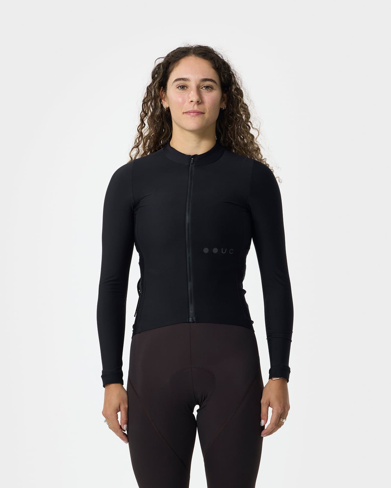 ウェア Pinstripe Long Sleeve Jersey / Black Black Mono Women's Long Sleeve Jersey | Universal Colours