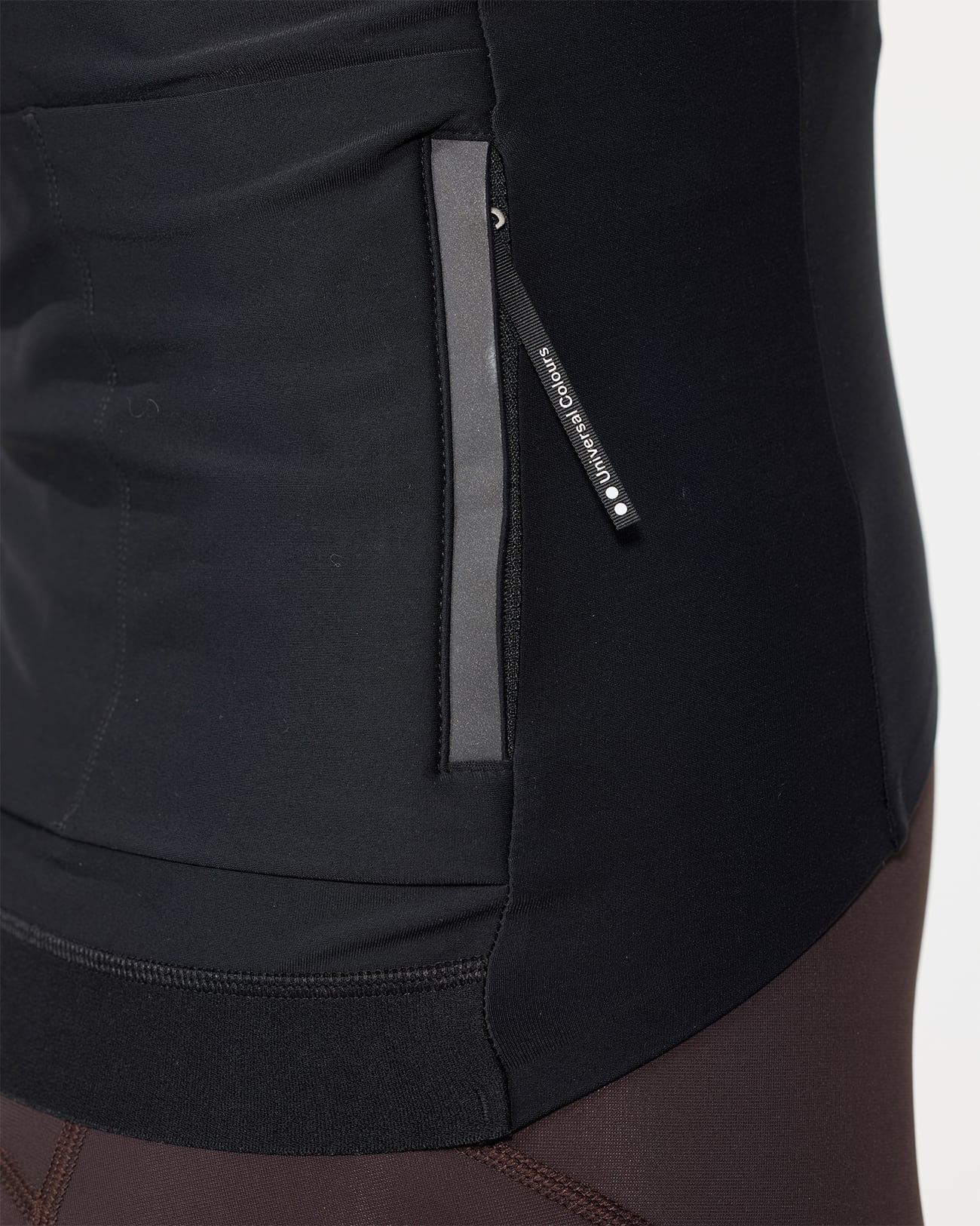 Black Mono Women's Long Sleeve Jersey | Universal Colours
