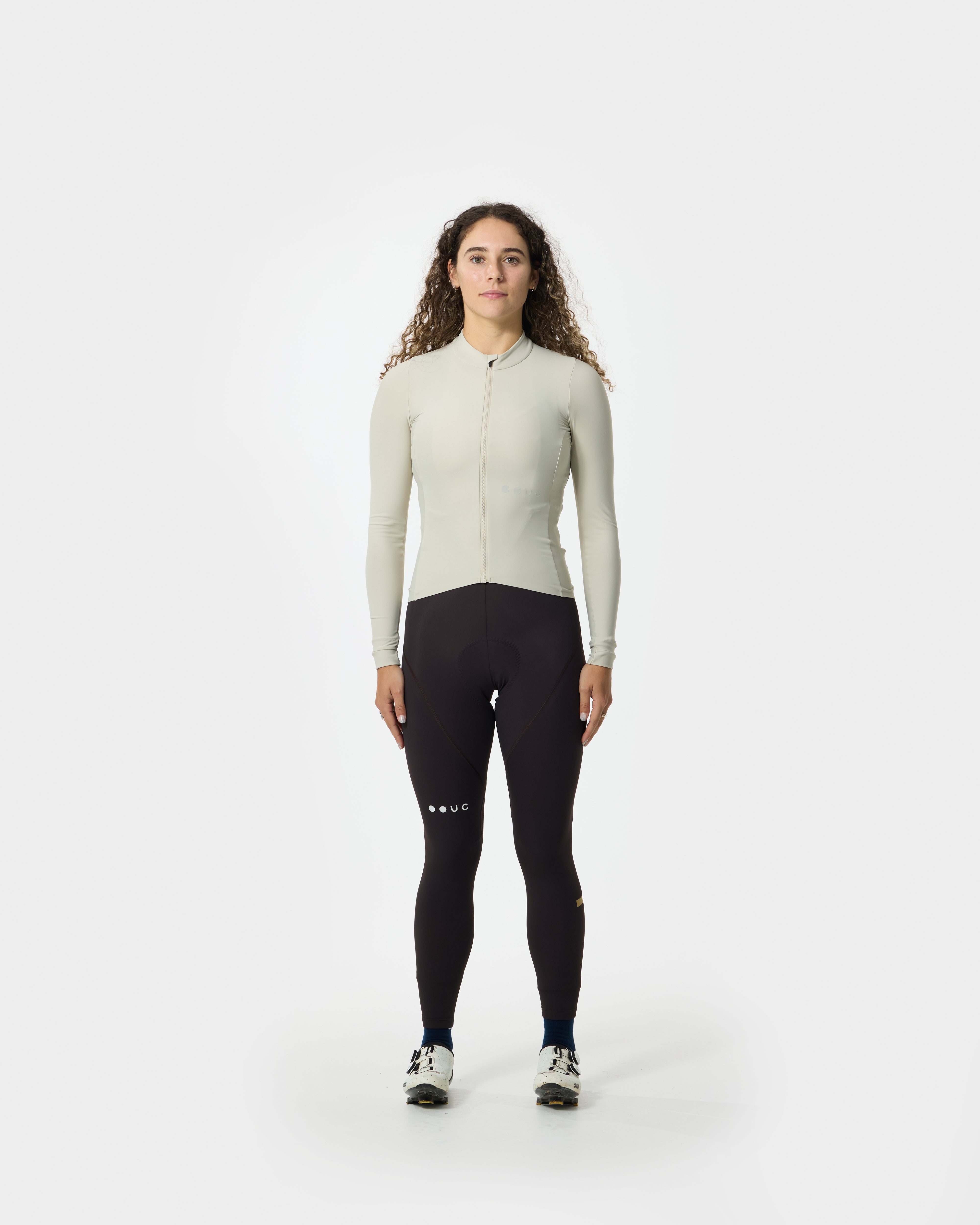Mono Women's Long Sleeve Jersey - Stone White