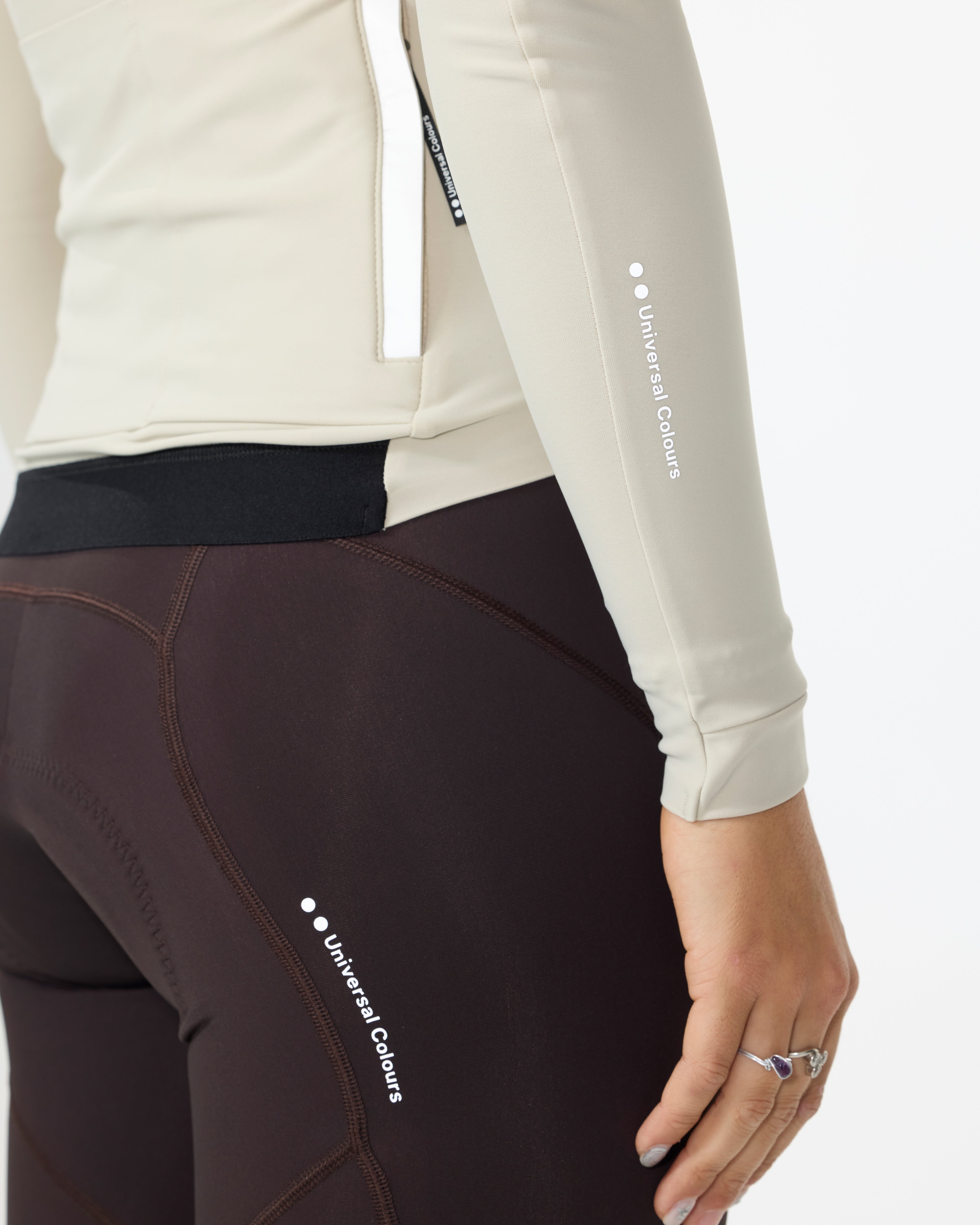 Mono Women's Long Sleeve Jersey - Stone White