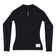 Flatlay of the Women's Thermal Base Layer in Black, front view.
