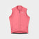 Women's Mono Gilet 2.0 in Washed Pink, flatlay front view: full-length zip, perforated mesh back and tonal UC chest logo.